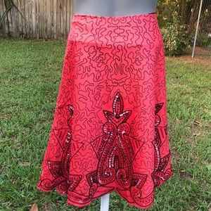 Vanity Collection Beaded Skirt Size 4 NWT